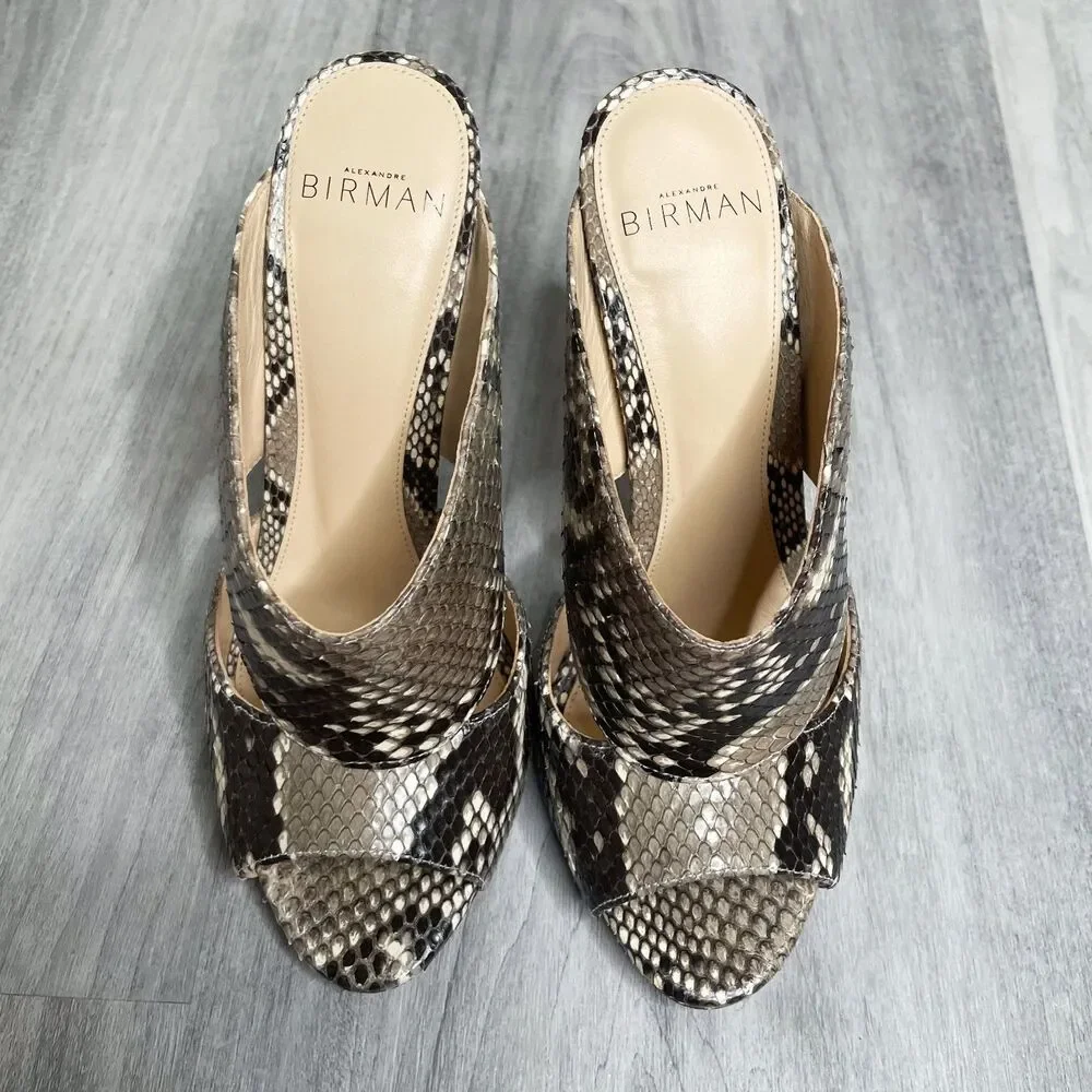 Alexandre Birman Snake Sandals